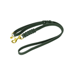 Fettleder City Leine Hunting Green