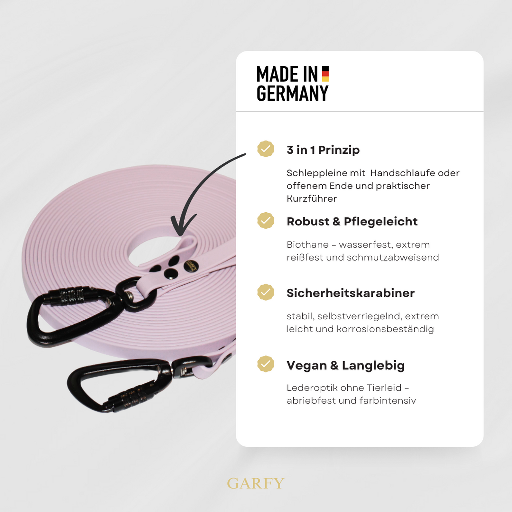 Biothane® Schleppleine Trio