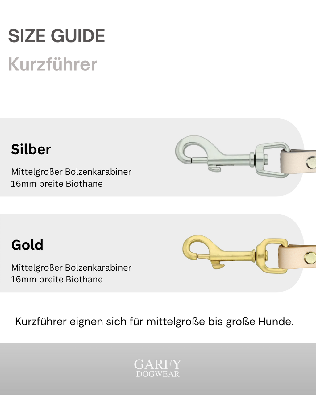 Biothane® Kurzführer Aura