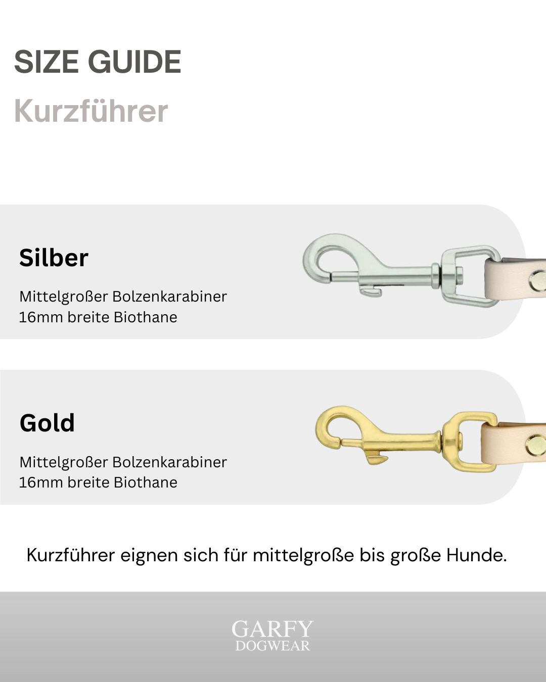 Biothane® Kurzführer Aura