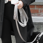 Hundeleine Corduroy Greige